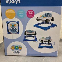 Ходунки INFANTI Race Car (синего цвета) с музыкой