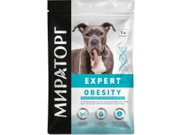 Сухой корм для собак МИРАТОРГ Expert Obesity 1,5 кг