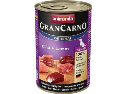 Влажный корм для пожилых собак ANIMONDA Gran Carno Original Adult говядина и ягненок консервы 400 г (4017721827331)