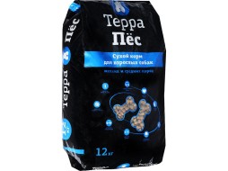 Сухой корм для собак ТЕРРА ПЕС Для мелких и средних пород 12 кг