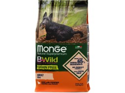 Сухой корм для собак беззерновой MONGE BWild Grain Free Mini