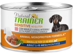 Влажный корм для собак TRAINER Sensitive No Gluten Small&Toy Adult