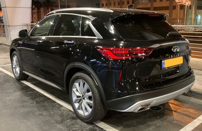 продается по случаю Инфинити QX50 LUXE ,2022 года, цвет черный 1 рука, 49000км -  Фото 2